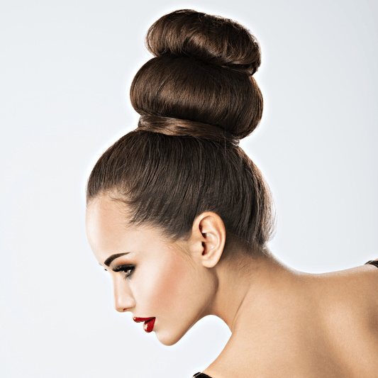 how to create a messy bun in 5 mins