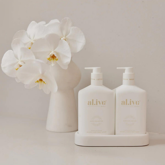 Alive Body Wash & Lotion Duo + Tray - Mango & Lychee