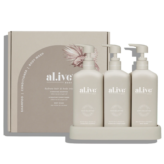 Hydrate Hair And Body Trio- Alive Body