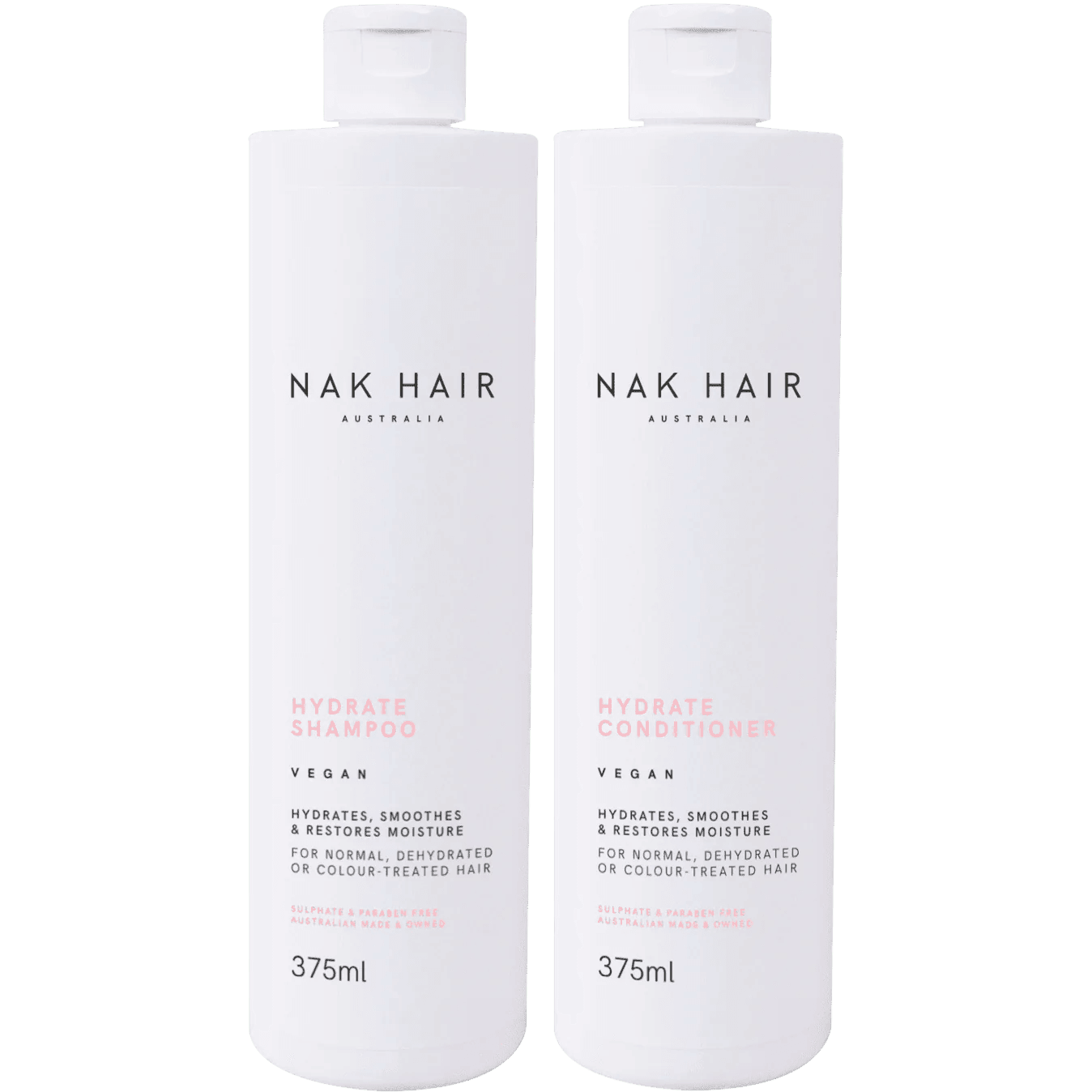 NAK Hydrate Shampoo & Conditioner - SDS Hair Group Australia